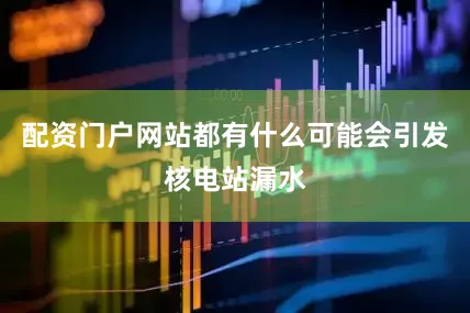 配资门户网站都有什么可能会引发核电站漏水