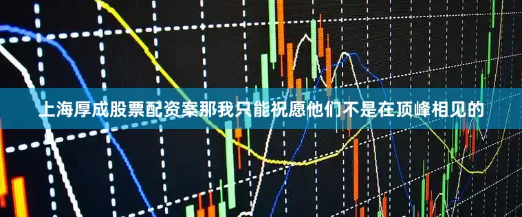 上海厚成股票配资案那我只能祝愿他们不是在顶峰相见的